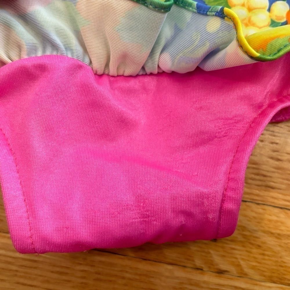 Vintage Baby Bright Tropical One Piece Bathing suit - Picture 6 of 6